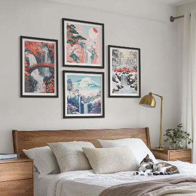 Mur de tableaux Paysages de montagne et cascades