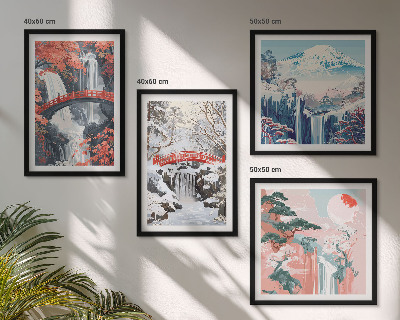 Mur de tableaux Paysages de montagne et cascades