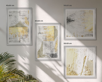 Polyptyque z cadres Motifs minimalistes abstraits