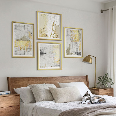 Polyptyque z cadres Motifs minimalistes abstraits