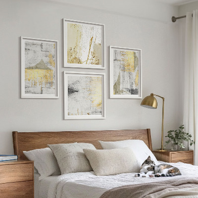 Polyptyque z cadres Motifs minimalistes abstraits