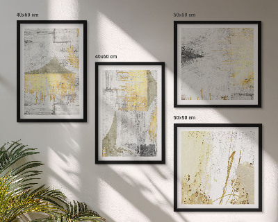 Polyptyque z cadres Motifs minimalistes abstraits