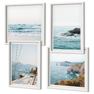 Polyptyque z cadres Vues sur le paysage marin