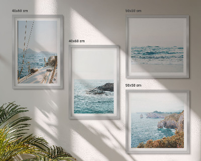 Polyptyque z cadres Vues sur le paysage marin