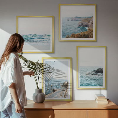 Polyptyque z cadres Vues sur le paysage marin