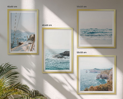 Polyptyque z cadres Vues sur le paysage marin
