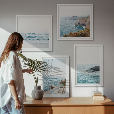 Polyptyque z cadres Vues sur le paysage marin