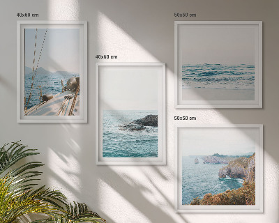 Polyptyque z cadres Vues sur le paysage marin
