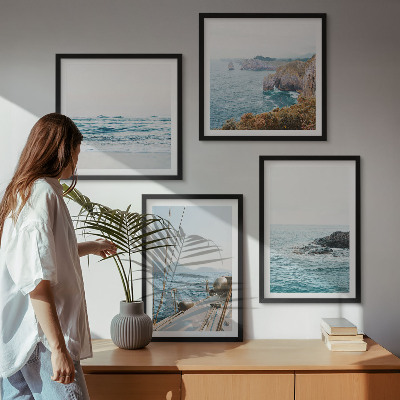 Polyptyque z cadres Vues sur le paysage marin