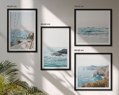 Polyptyque z cadres Vues sur le paysage marin