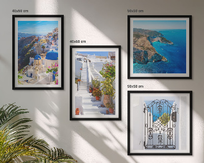 Polyptyque z cadres Architecture grecque de santorin oia