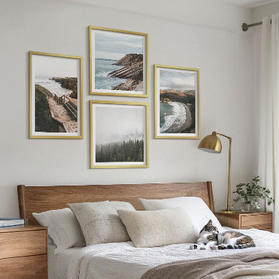 Mur de tableaux Vues sur les falaises, paysages de plage