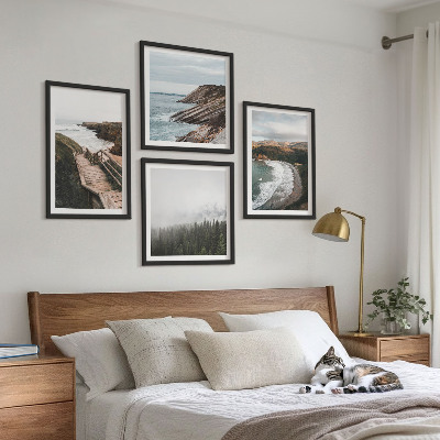Mur de tableaux Vues sur les falaises, paysages de plage