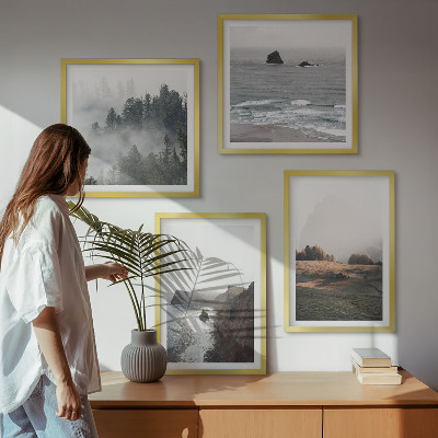 Polyptyque z cadres Paysages de montagnes et de mer