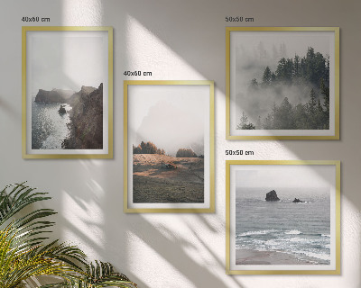 Polyptyque z cadres Paysages de montagnes et de mer