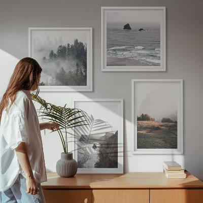 Polyptyque z cadres Paysages de montagnes et de mer