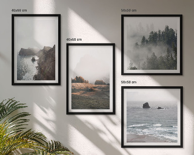 Polyptyque z cadres Paysages de montagnes et de mer