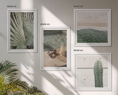 Polyptyque z cadres Accessoires pour plantes tropicales