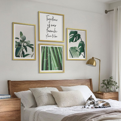Mur de tableaux Feuilles de bambou