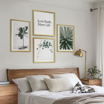 Mur de tableaux Minimalisme des plantes vertes