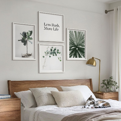 Mur de tableaux Minimalisme des plantes vertes