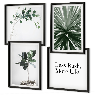 Mur de tableaux Minimalisme des plantes vertes