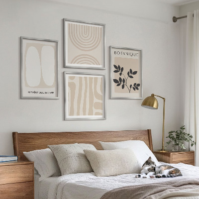 Mur de tableaux Affiches bohèmes délicates sur les plantes