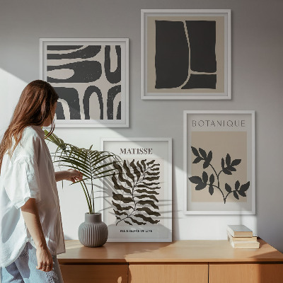 Mur de tableaux Affiches minimalistes de plantes