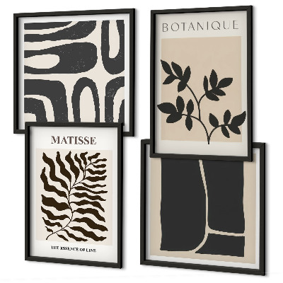 Mur de tableaux Affiches minimalistes de plantes