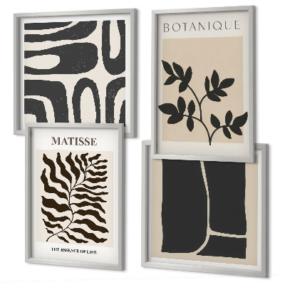 Mur de tableaux Affiches minimalistes de plantes