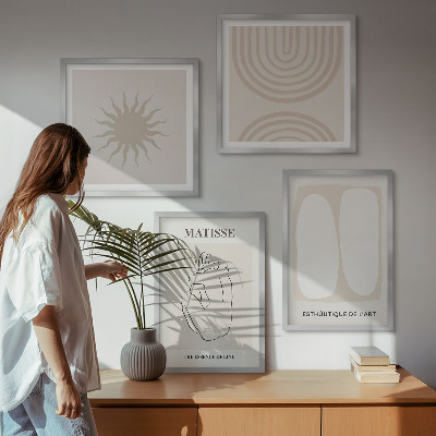 Mur de tableaux Lignes minimalistes élégantes