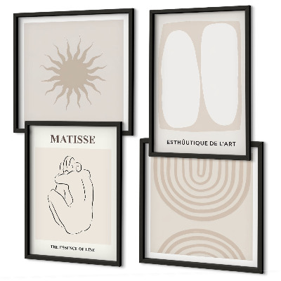 Mur de tableaux Lignes minimalistes élégantes