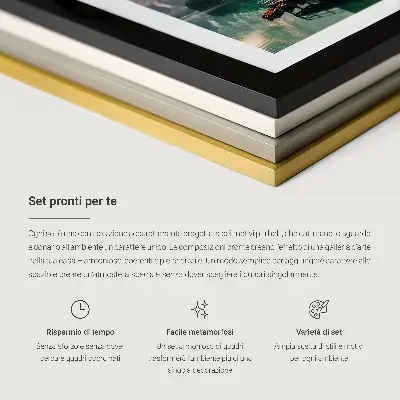 Polyptyque 2 cadres collection de formes minimalistes