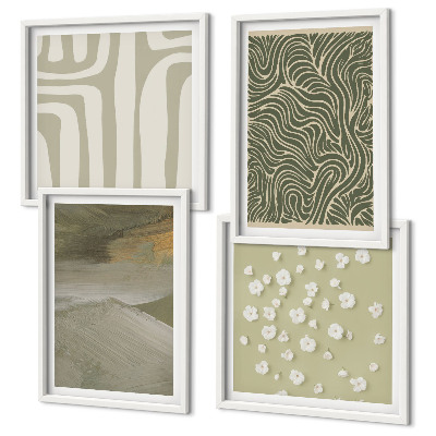 Mur de tableaux Motifs bohèmes abstraits