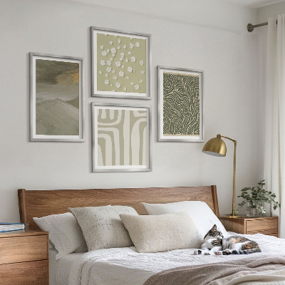 Mur de tableaux Motifs bohèmes abstraits