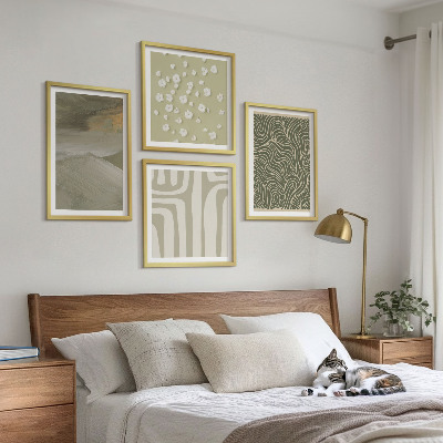 Mur de tableaux Motifs bohèmes abstraits