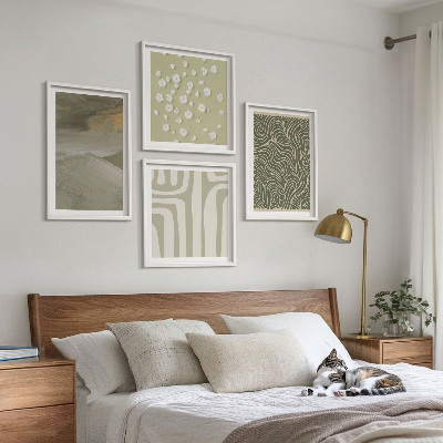 Mur de tableaux Motifs bohèmes abstraits