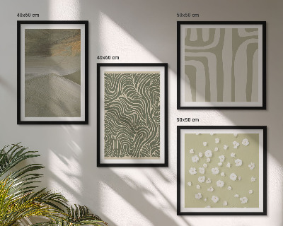 Mur de tableaux Motifs bohèmes abstraits