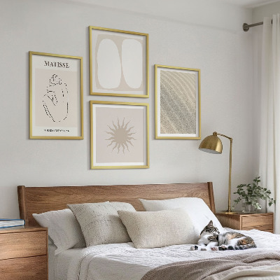 Mur de tableaux Vagues de sable minimalistes