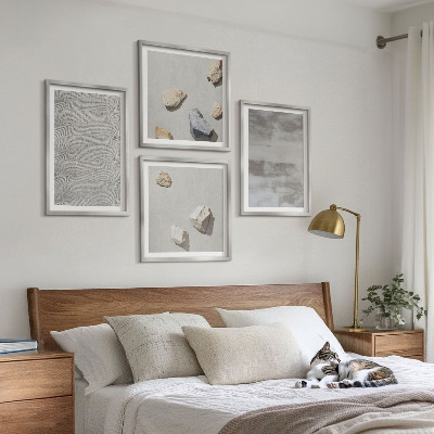 Polyptyque z cadres Textures minimalistes modernes