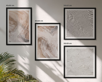 Mur de tableaux Motifs de texture de pierre de marbre