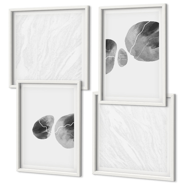 Mur de tableaux Éclaboussures de peinture d'art abstrait