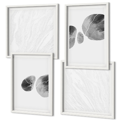 Mur de tableaux Éclaboussures de peinture d'art abstrait