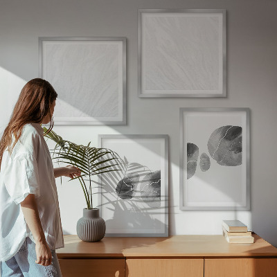 Mur de tableaux Éclaboussures de peinture d'art abstrait