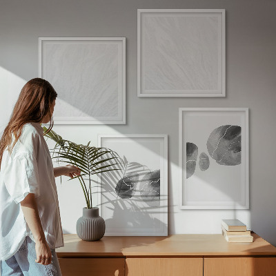 Mur de tableaux Éclaboussures de peinture d'art abstrait
