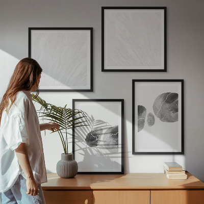 Mur de tableaux Éclaboussures de peinture d'art abstrait