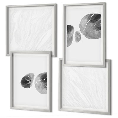 Mur de tableaux Éclaboussures de peinture d'art abstrait
