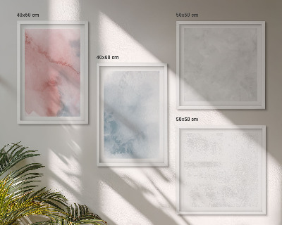 Ensemble de 4 tableaux Textures aquarelle pastel