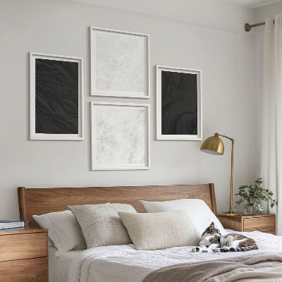 Mur de tableaux Marbres glamour sombres et lumineux