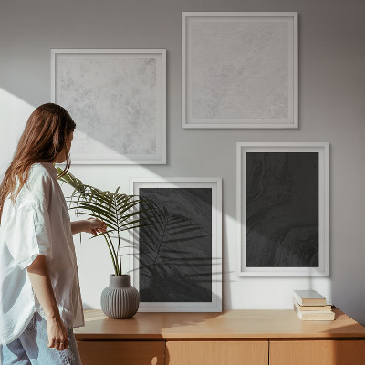 Mur de tableaux Marbres glamour sombres et lumineux